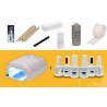Kit verniz permanente 8 cores com luz UV