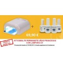 Kit básico de unhas de gel sem lâmpada