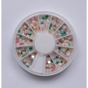 Ruedas de Piedras Decorativas 12 - Perlas Mixtas