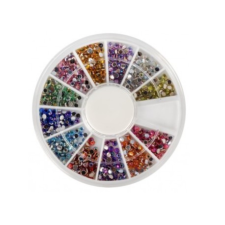 Ruedas de Piedras Decorativas 13 - Redondo 2 mm