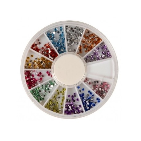 Ruedas de Piedras Decorativas 15 - Redondo 1,5 mm