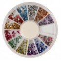 Ruedas de Piedras Decorativas 15 - Redondo 1,5 mm