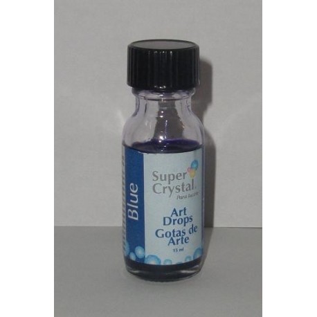 Gota de arte color azul